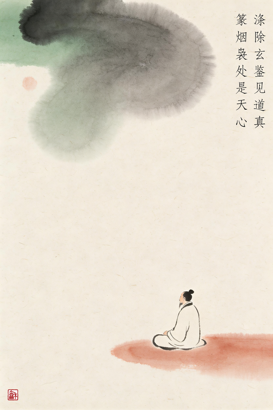 The Art of Stillness | Minimalist Zen Meditation Art
