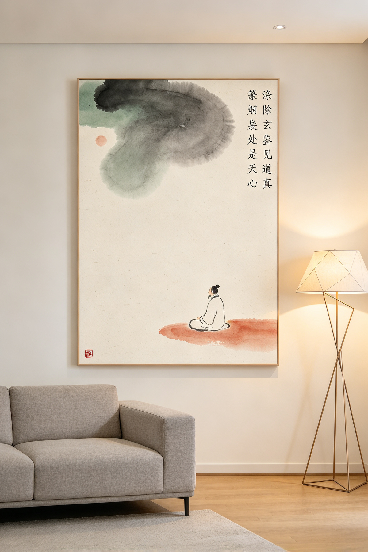The Art of Stillness | Minimalist Zen Meditation Art
